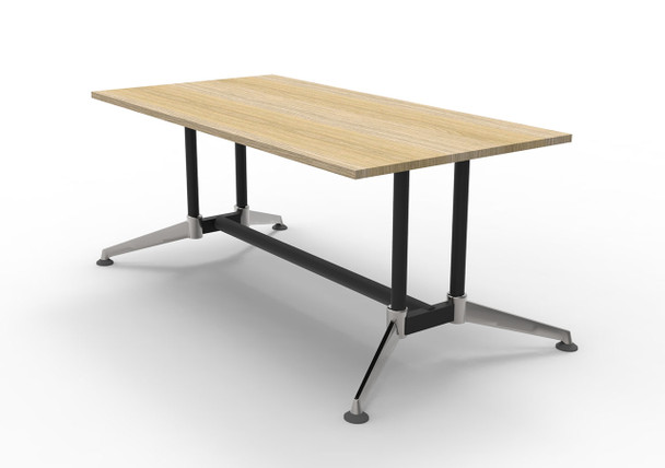Rapidline Frame 1542 x 792mm Black Polished Aluminum Only for Typhoon Single Stage Meeting Table