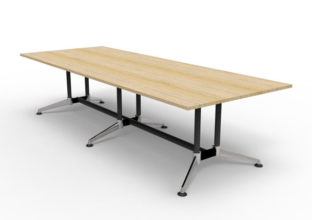 Rapidline Frame 2742 x 1112mm Black Polished Aluminum Only for Typhoon Double Stage Meeting Table