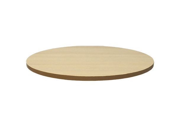 Rapidline Round Table Top 600mm Diameter x 25mm Height Only Natural Oak