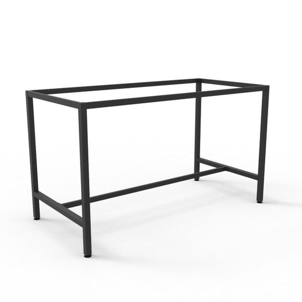 Rapidline High Bar Steel Table Frame Black