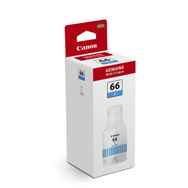 Canon GI66C MegaTank Ink Bottle Cyan 6000 Pages