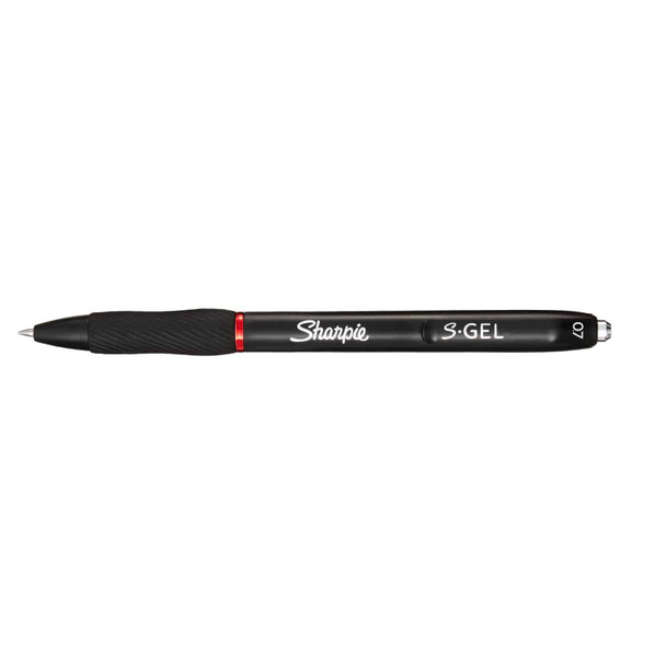 Sharpie S-Gel Retractable Pen Medium Point 0.7mm Red Box of 12