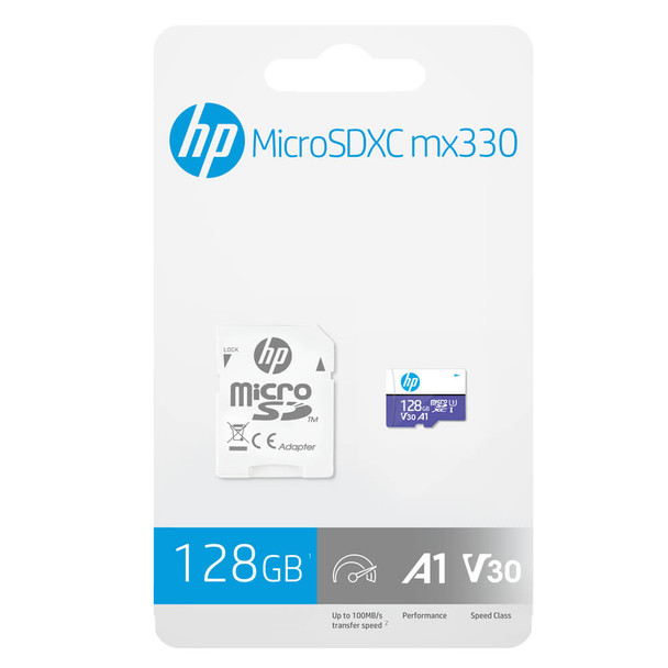HP HFUD128-MX330 A1 U3 High Speed MicroSD Card 128GB