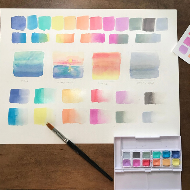 Derwent Pastel Shade Paint Pan Assorted Set of 12