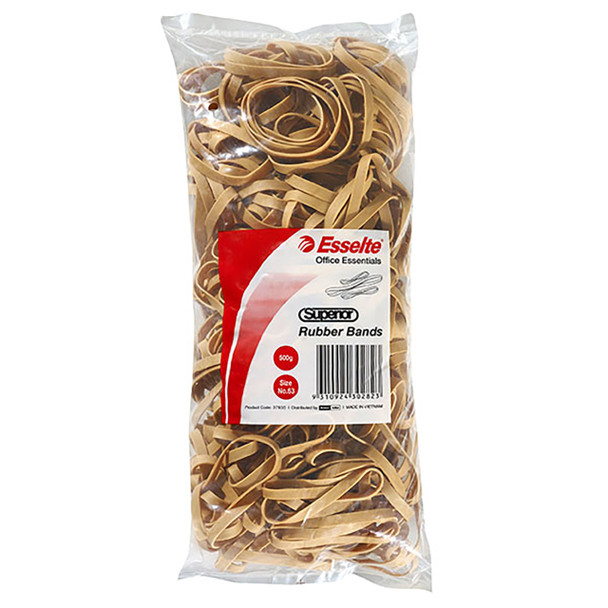 Esselte 37855 Superior Rubber Bands No.63 500gm Natural Colour Pack Bag | It's A Mega Thing