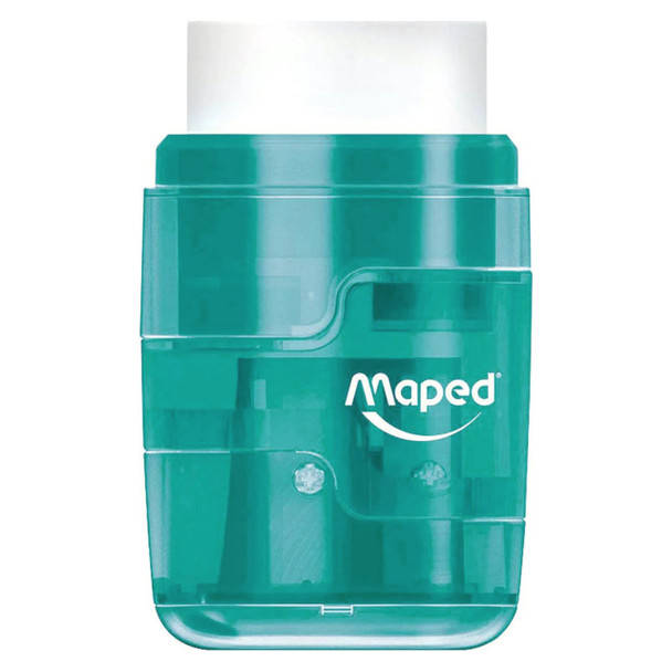 Maped Translucent Colour 8049210 Connect Sharpener/Eraser - Box 6 | Mega Office Supplies