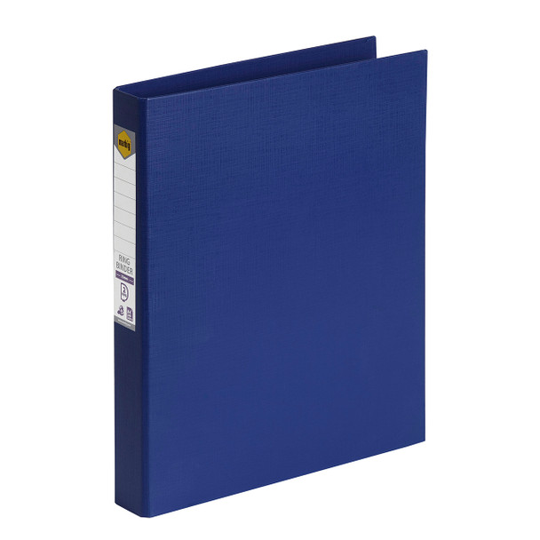 Marbig Ring Binder 25mm 2D Polyethylene A4 Blue Box of 6