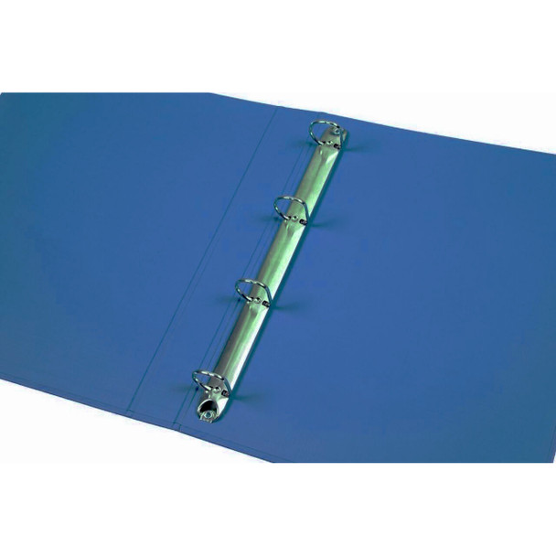 Marbig A4 Ring Binder 25mm 4D Polyethylene Blue Box of 6