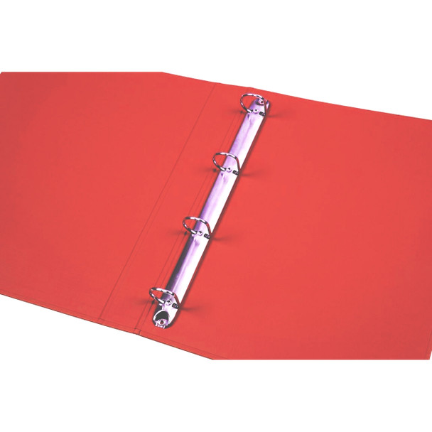 Marbig A4 Ring Binder 25mm 4D Polyethylene Red Box of 6