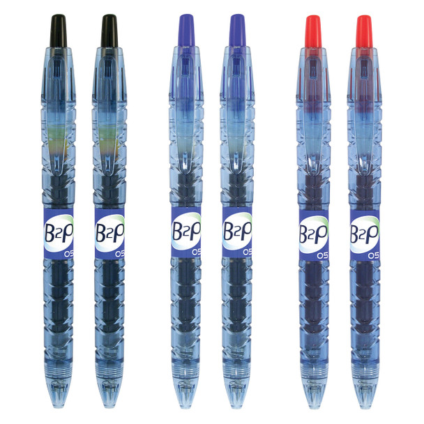 Pilot BegreeN B2P Retractable Rollerball Gel Pen Extra Fine Assorted Pack 2 Box of 6 