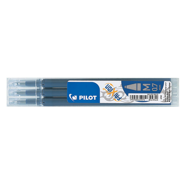 Pilot 720174 BLS-FR7-BB Refill for Frixion Ball Fine 0.7mm Blue Black Pack 3 | It's A Mega Thing