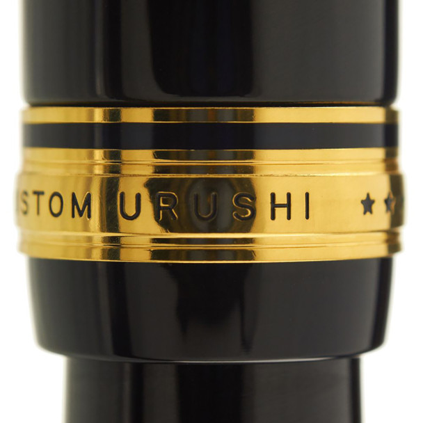 Pilot Fountain Pen Black Barrel Medium Nib Custom Urushi