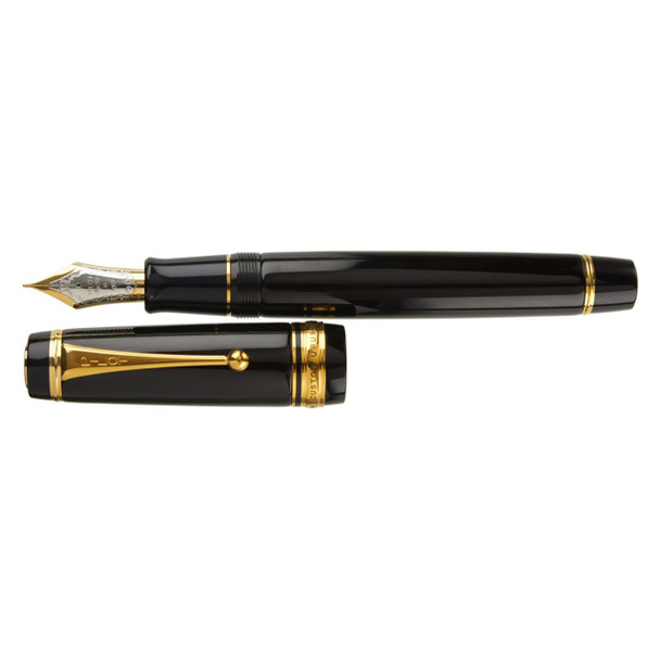 Pilot Custom Urushi Fountain Pen Medium Nib Black Barrel