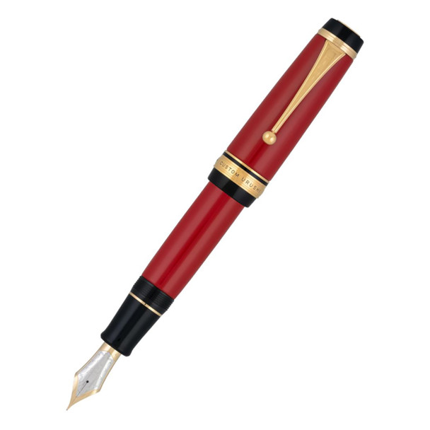 Pilot Custom Urushi Fountain Pen Red Barrel Medium Nib