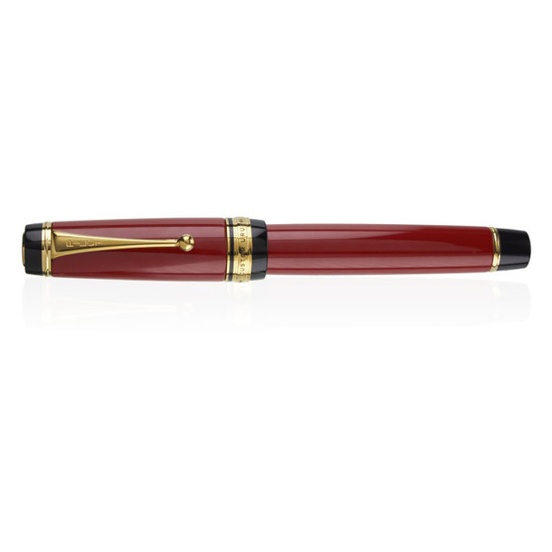 Pilot Custom Urushi Red Barrel Medium Nib Fountain Pen