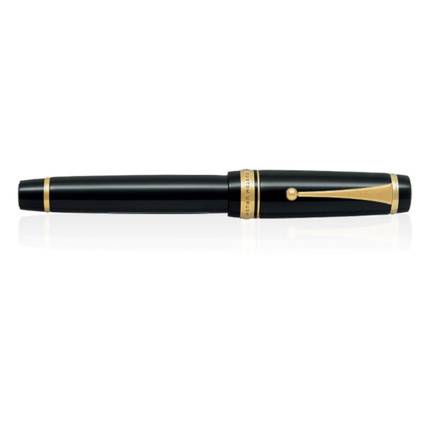 Pilot Custom Urushi Black Barrel Broad Nib Fountain Pen