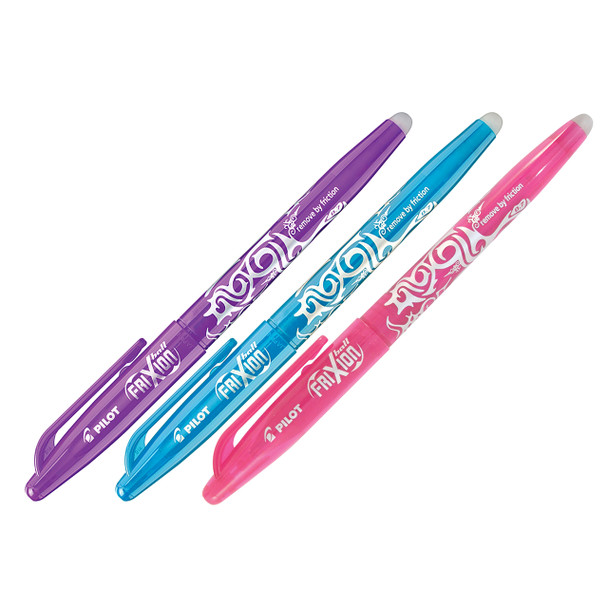 Pilot FriXion Ball Erasable Gel Ink Pen Fun Colours 3 Pack Pack of 6
 Pilot FriXion Ball Erasable Gel Ink Pen Fun Colours 3 Pack Pack of 6