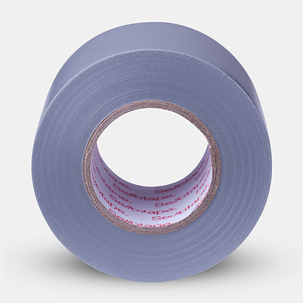 Sellotape PVC Duct Tape 48mm x 25m Silver Pack of 6