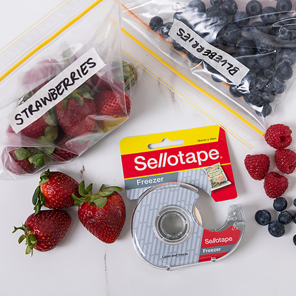 Sellotape Freezer Tape Roll with 18mm x 10m Dispenser Pack of 8