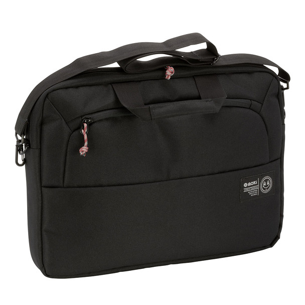 Moki rPET Series Black 15.6 Inch Laptop Satchel