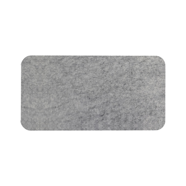 Rapidline Eco Panel Screen Desk Mounted 740 x 27 x 384mm Marble Grey