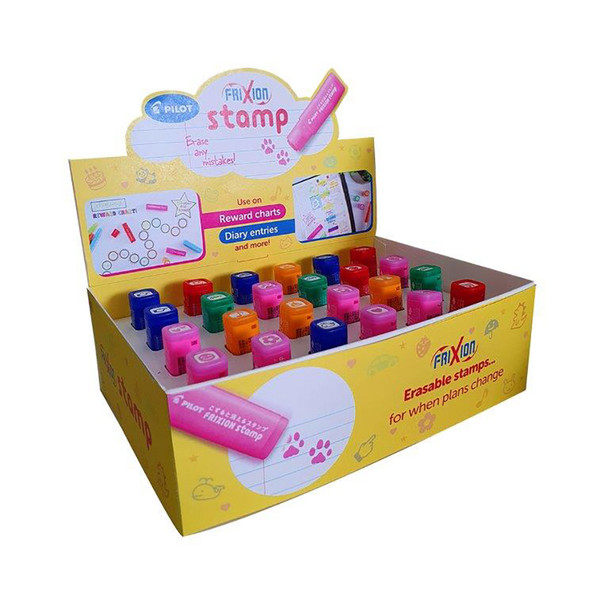 Pilot FriXion Erasable Rubber Stamp 24 Pack Display