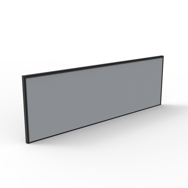 Rapidline Shush30 Plus Screen 1500 x 30 x 495mm Grey Fabric / Black
