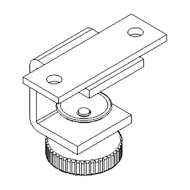 Rapidline Shush30 Plus Desk Mounted Screen Clamp White Pack of 2
