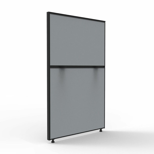 Rapidline Shush30 Plus Screen Grey Fabric / Black 750 x 30 x 1200mm