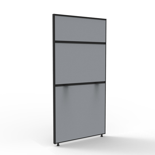 Rapidline Shush30 Plus Screen Grey Fabric / Black 750 x 30 x 1500mm