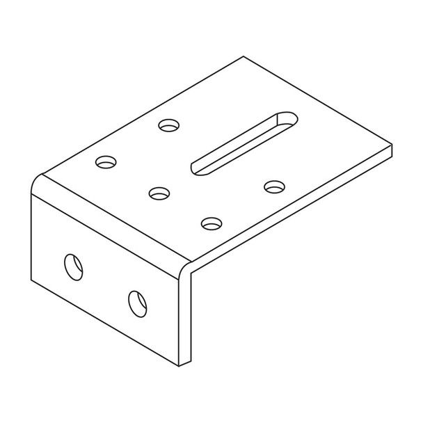 Rapidline Shush30 Plus Double Screen Fixing Bracket White Pack of 2