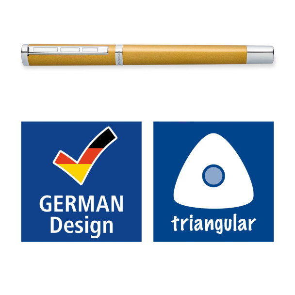 Staedtler 474 M11-3 Triplus Premium Fountain Pen Medium Gold