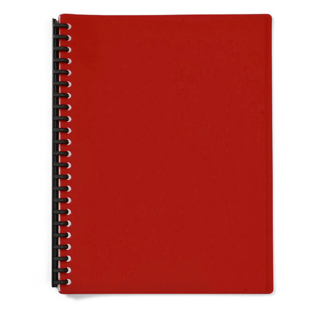 Olympic Display Book Refillable A4 20 Pages Matt Red Pack of 20