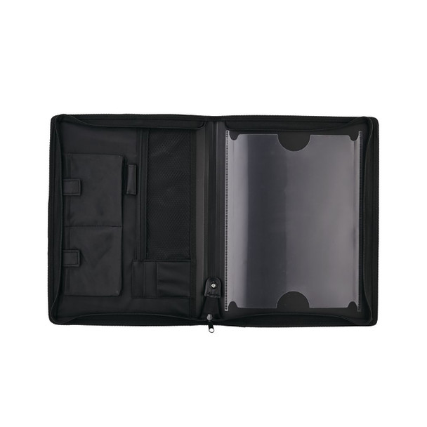 Marbig Conference Black Folio with Zip