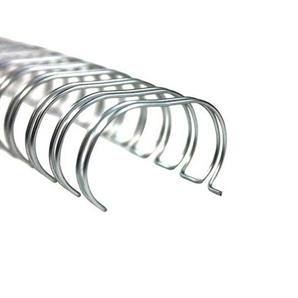 Phe SWIRE6SIL3:1 Gold Sovereign Wire Binding 3:1 Pitch Comb 34 Loop 6mm A4 Silver - Box of 100 | It's A Mega Thing