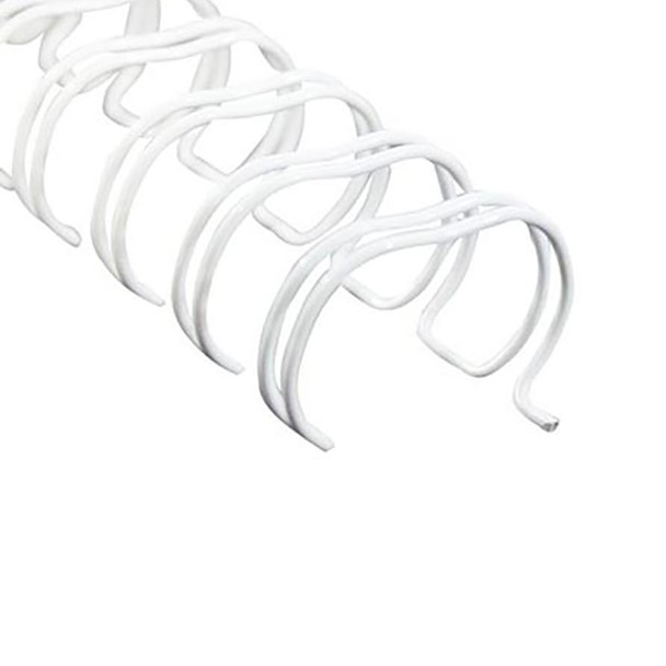 Phe SWIRE14W2:1(23) Gold Sovereign Wire Binding 2:1 Pitch Comb 23 Loop 14mm A4 White - Box of 50 | It's A Mega Thing