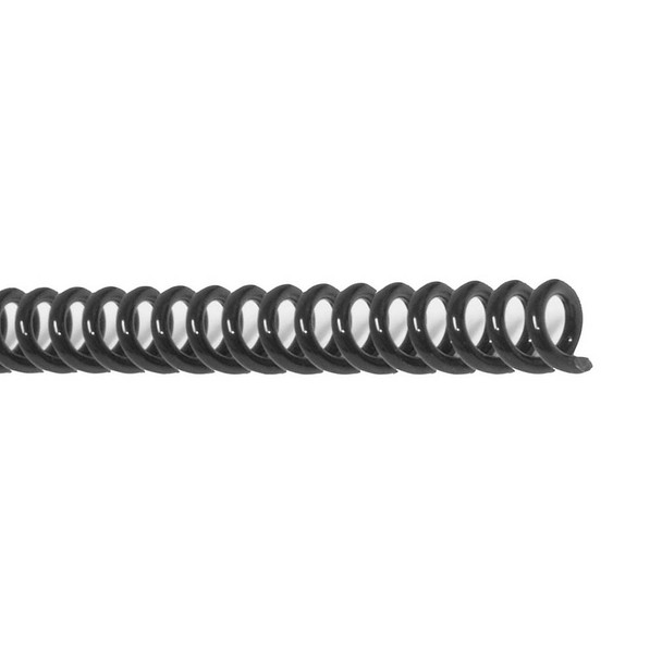 Phe SPIRAL14BLK4:1 Gold Sovereign Plastic Spiral Binding 4:1 Pitch 48 Loop 14mm A4 Black - Box of 100 | It's A Mega Thing