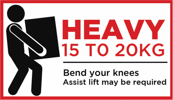 Heavy 15–20kg Warehouse and Shipping Labels 90 x 52mm Roll of 1000