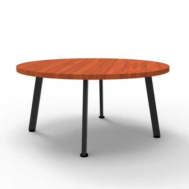 Rapidline Eternity Round Coffee Table 900mm Diameter Cherry / Black