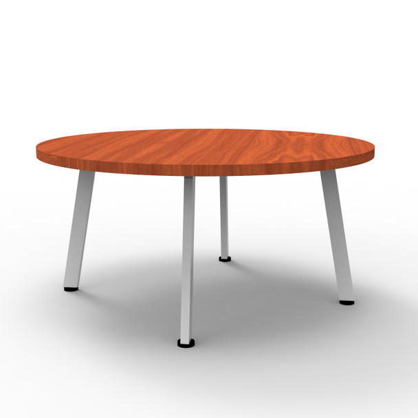 Rapidline Eternity Round Coffee Table 900mm Diameter Cherry / White