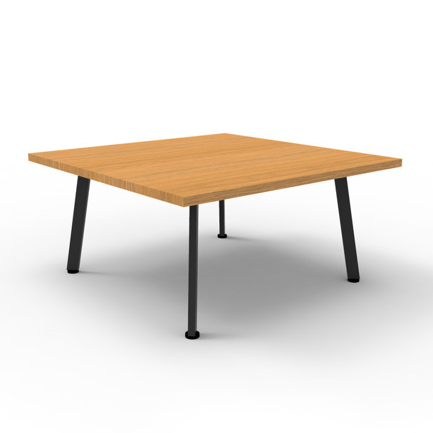 Rapidline Eternity Square Coffee Table 900 x 900mm Beech / Black