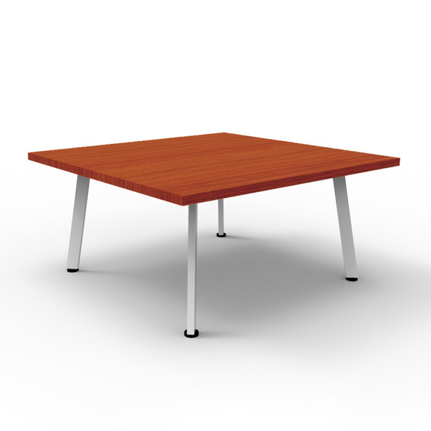 Rapidline Eternity Square Coffee Table 900 x 900mm Cherry / White