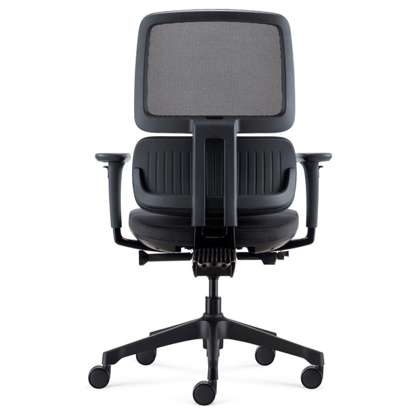 Rapidline Orca Heavy Duty Executive Chair Black Fabric High Mesh Back