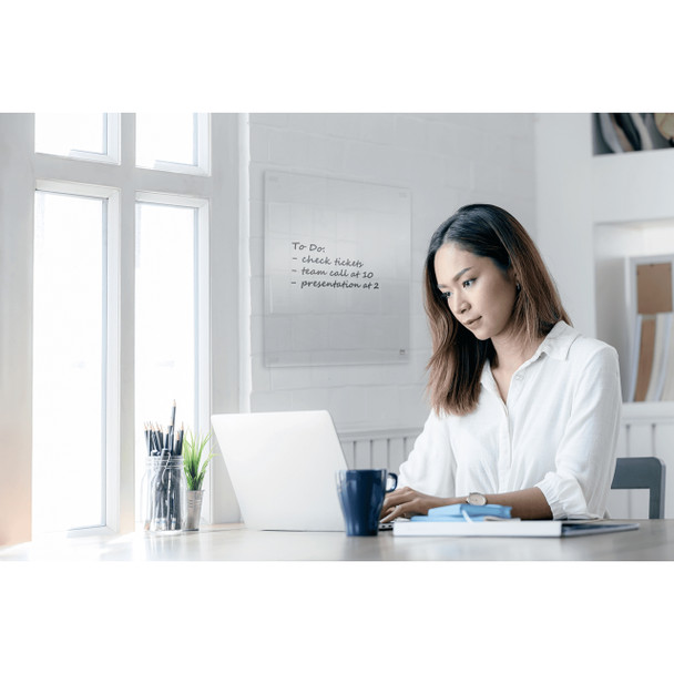 Nobo Acrylic Clear Mini Whiteboard 450 x 450mm Pack of 5