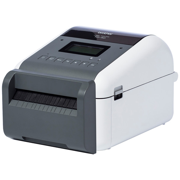 Brother TD-4550DNWBC 4.3 Inch Direct Thermal Desktop Printer with Cutter, Wi-Fi, MFi and Bluetooth Wireless Technology