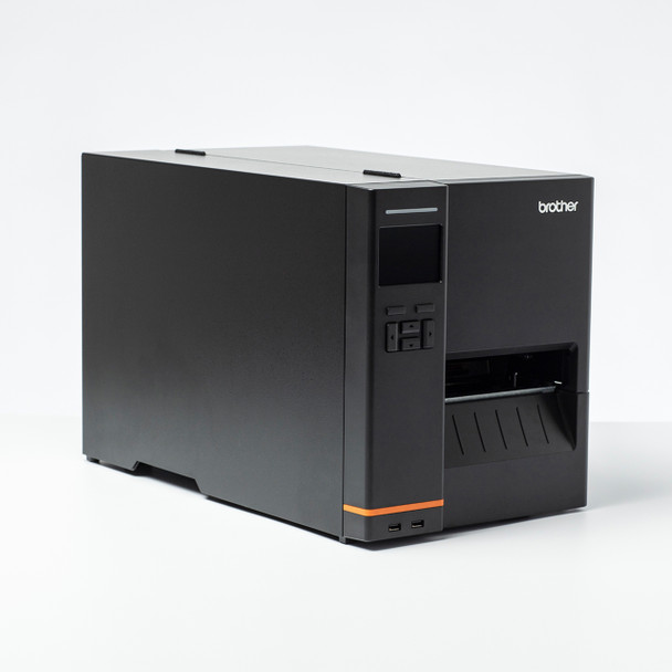 Brother TJ-4420TNC 4 Inch Titan Industrial Label Printer with Cutter, LCD Display, USB and Network Capability