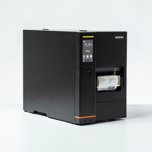 Brother TJ-4522TNWB 4 Inch Titan Industrial Label Printer with Internal Label Rewinder, LCD Display, USB, Wi-Fi and Bluetooth Wireless Technology