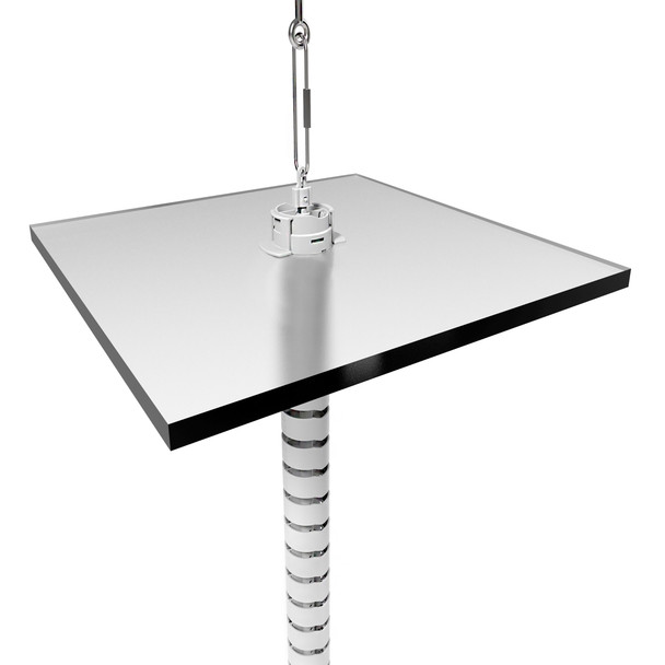 Rapidline Umbilical Power Pole Kit Black 2800mm Height Only