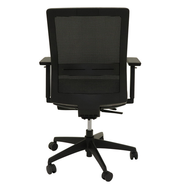 Rapidline Gesture Medium Mesh Back Task Chair Black Light Grey