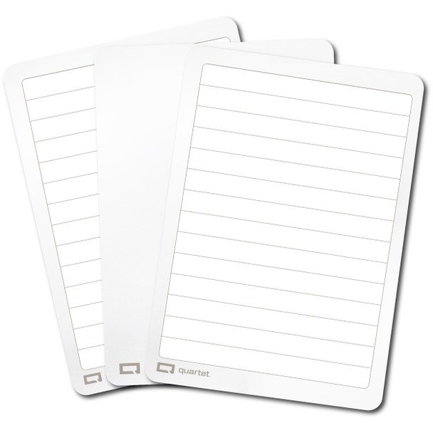 Quartet Flex Whiteboard A4 Double-Sided Plain and Lined Pack of 30